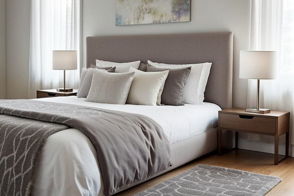 Пътеки за спалня в малки градски апартаменти: Визуални трикове за повече простор